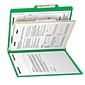 Smead Heavy Duty Classification Folders, 2" Expansion, Letter Size, 1 Divider, Green, 10/Box (13702)