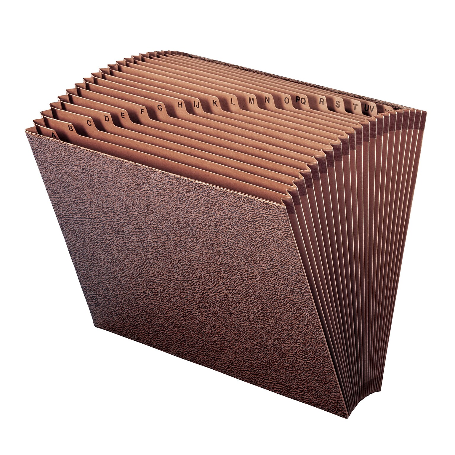 Smead® TUFF Expanding File, Alphabetic (A-Z), 21 Pockets, Letter, Redrope-Printed Stock (70425)