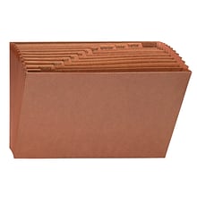 Smead TUFF Expanding File, Monthly (Jan.-Dec.) 12 Pockets, Legal Size, Redrope-Printed Stock (70490)