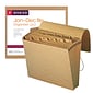 Smead Expanding File, Monthly (Jan.-Dec.), 12 Pockets, Flap and Cord Closure, Letter Size, Kraft (70168)