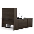 Bestar® Embassy 66 U-shaped Desk, Dark Chocolate (60857-79)