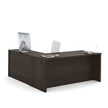 Bestar® Embassy 71W L-shaped Desk in Dark Chocolate (60892-79)