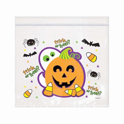 Amscan Spooktacular Re-sealable Cello Bag, 30 Bags/Pack, 3/Pack (370078)