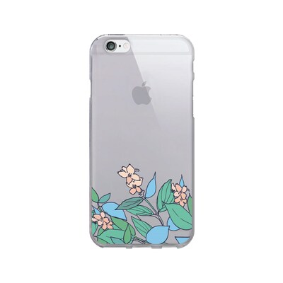 OTM  Prints Clear Phone Case, Pastel, iPhone 7/7S (OP-IP7V1CG-FLR-02)