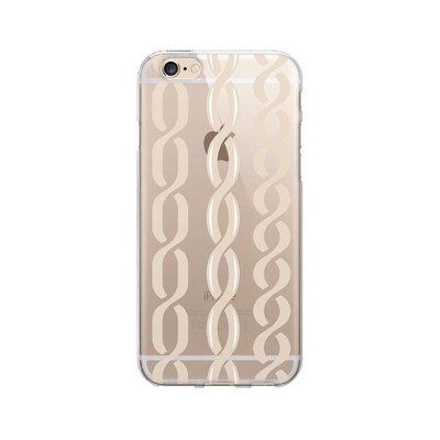 OTM  Prints Clear Phone Case, Links Champagne, iPhone 7/7S (OP-IP7V1CG-HIP-11)