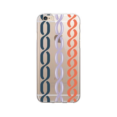 OTM  Prints Clear Phone Case, Links Nautical, iPhone 7/7S (OP-IP7V1CG-HIP-12)