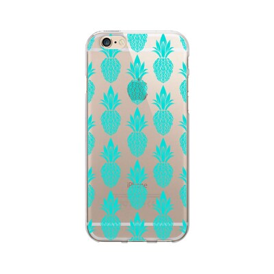 OTM  Prints Clear Phone Case, Pineapple Lane, iPhone 7/7S (OP-IP7V1CG-POP-05)