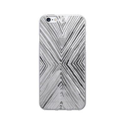 OTM  Prints Clear Phone Case, X Smoke, iPhone 7/7S (OP-IP7V1CG-A01-01)