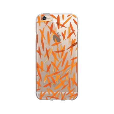 OTM  Prints Clear Phone Case, Scattered Pumpkin, iPhone 7/7S (OP-IP7V1CG-A01-16)