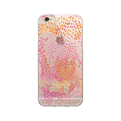 OTM  Prints Clear Phone Case, Petals Warm, iPhone 7/7S (OP-IP7V1CG-A01-26)
