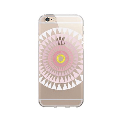 OTM  Prints Clear Phone Case, Sun Print Rose, iPhone 7/7S (OP-IP7V1CG-A01-28)