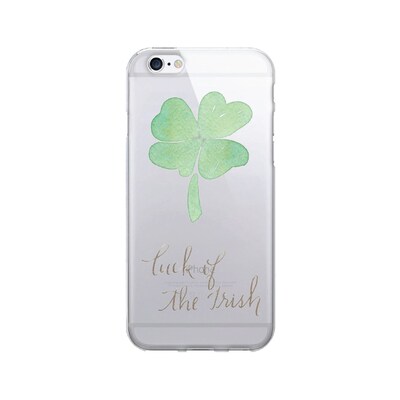 OTM  Prints Clear Phone Case, Luck of the Irish, iPhone 7/7S (OP-IP7V1CG-A01-45)