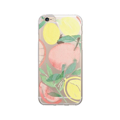 OTM  Prints Clear Phone Case, Lemon Fresh, iPhone 7/7S (OP-IP7V1CG-A01-46)