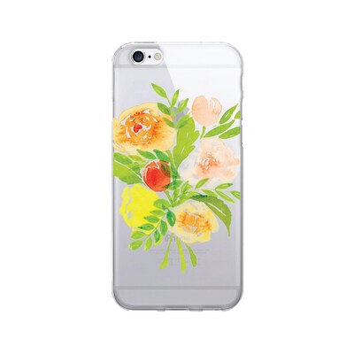 OTM  Prints Clear Phone Case, Bouquet Yellow, iPhone 7/7S (OP-IP7V1CG-A-37)