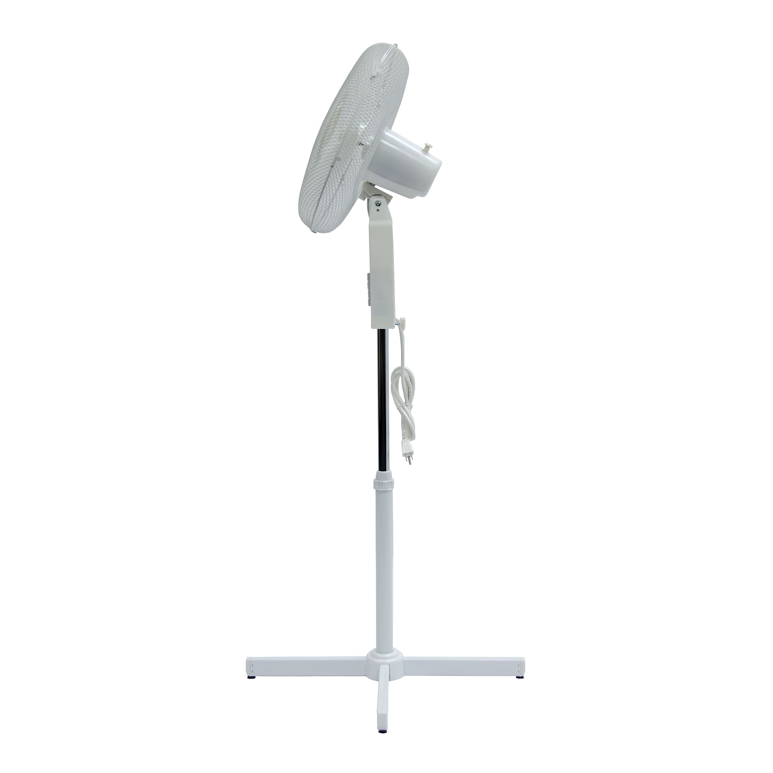 TPI Workstation 16 Oscillating Stand Fan, 3-Speed, White (OSF16)