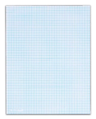 TOPS Notepad, 8.5" x 11" (US letter), Graph Ruled, White, 50 Sheets/Pad, 1 Pad/Pack (TOP 33061)