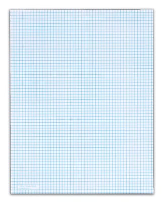 TOPS Notepad, 8.5" x 11", Graph Ruled, White, 50 Sheets/Pad (33061)