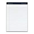 TOPS Docket Diamond Premium Stationery Tablets, 8-1/2 x 11-3/4, Legal Ruled, White, 50 Sheets/Pad,