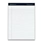 TOPS Docket Diamond Premium Stationery Tablets, 8-1/2" x 11-3/4", Legal Ruled, White, 50 Sheets/Pad, 2 Pads/Pack (63975)