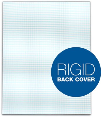 TOPS Notepad, 8.5" x 11", Graph Ruled, White, 50 Sheets/Pad (33101)