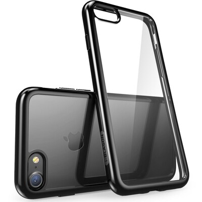 i-Blason Apple iPhone 7 Plus Halo Series Scratch Resistant Clear Case - Clear/Black (752454313211)