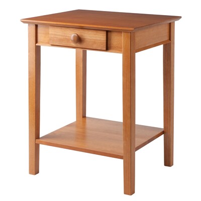 Winsome Studio Beech Wood End/Printer Table, Honey