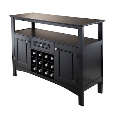 Winsome® Jasper 32.13" Wood Storage Buffet, Black