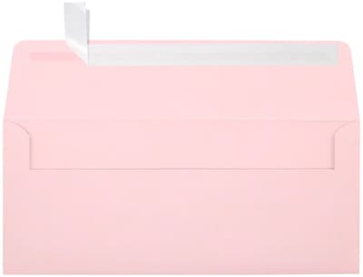 LUX 70lbs. 4 1/8" x 9 1/2" #10 Square Flap Envelopes, Candy Pink, 1000/BX