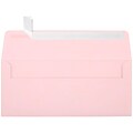 LUX 70lbs. 4 1/8 x 9 1/2 #10 Square Flap Envelopes, Candy Pink, 1000/BX