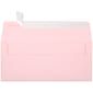 LUX 70lbs. 4 1/8" x 9 1/2" #10 Square Flap Envelopes, Candy Pink, 250/BX
