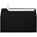 LUX 80lbs. 4 1/8 x 9 1/2 #10 Square Flap Envelopes, Midnight Black, 1000/BX