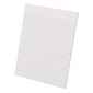 Ampad Glue Top Ruled Pads, Wide Rule, Letter Size, White, 50-Sheet Pads/Pack, Dozen (21-112)