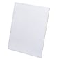 Ampad Evidence, 8-1/2" x 11", White, Glue-Top Writing Pad, Narrow Ruled, Dozen (21-118)