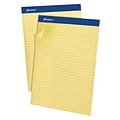 Ampad Evidence Ruled Pad 8.5 x 11.75, Wide Ruling, Canary, 50 Sheets/Pad, Recycled (20-270)