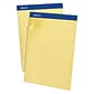 Ampad Evidence Ruled Pad 8.5" x 11.75", Wide Ruling, Canary, 50 Sheets/Pad, Recycled (20-270)