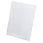 Ampad® Glue Top Writing Pad, 8.5 x 11, White, Wide Rule, 50 sheets per pad, 12 pads per pack (21-162)