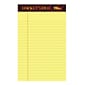Docket® Gold Notepad, Canary, 20 lb, Rigid Back, 50 Sheets/Pad, 12 Pads/Pack, 5" x 8"