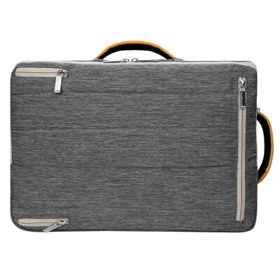 VanGoddy Laptop Messenger, Gray Nylon (LAPLEA032)