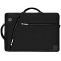 Vangoddy Laptop Messenger, Black Nylon (LAPLEA033)