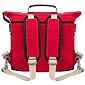 Lencca Mini Phlox Hybrid Backpack and Messenger Bag, Red LENLEA051)