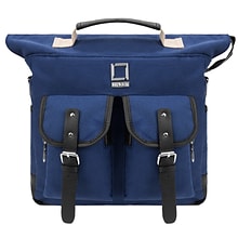 Lencca Mini Phlox Hybrid Backpack and Messenger Bag Blue 11 Inch (LENLEA052)