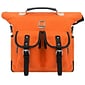 Lencca Mini Phlox Hybrid Backpack and Messenger Bag Orange 11 Inch (LENLEA053)