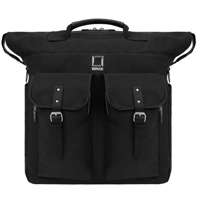 Lencca Phlox Hybrid Backpack and Messenger Bag Black 15.4 Inch (LENLEA060)