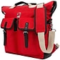 Lencca Phlox Hybrid Backpack and Messenger Bag Red 15.4 Inch(LENLEA061)