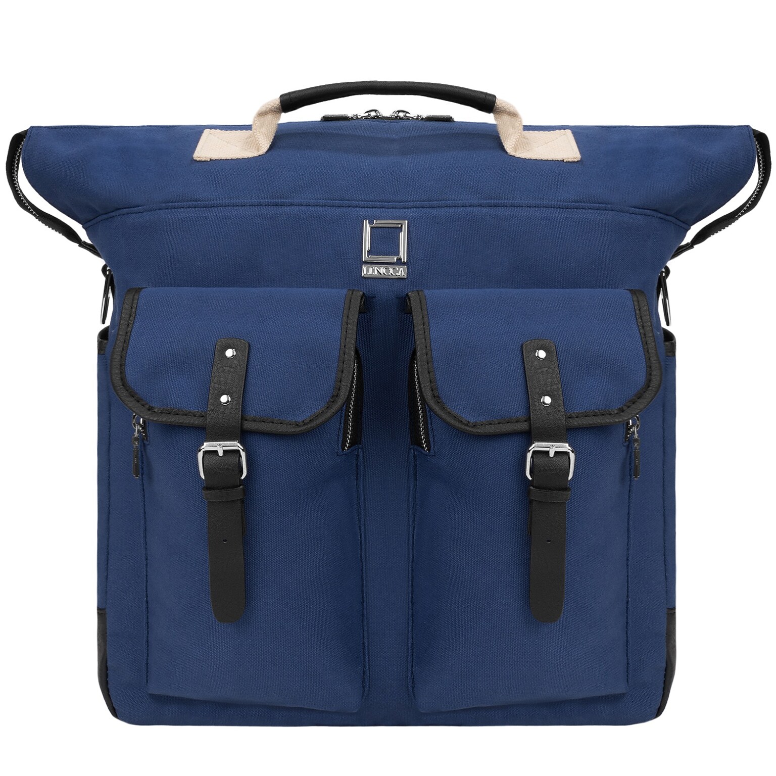 Lencca Phlox Hybrid Backpack and Messenger Bag Blue 15.4 Inch (LENLEA062)