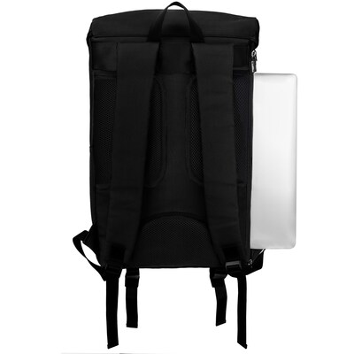 Lencca Logan Black Laptop Backpack 17.3 Inch (LENLEA223)