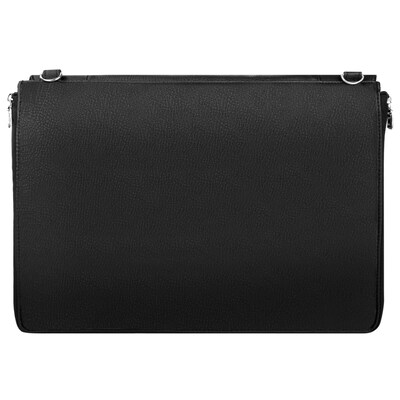 Lencca Axis Black Laptop Crossover Shoulder Bag 15.4 Inch (LENLEA322)