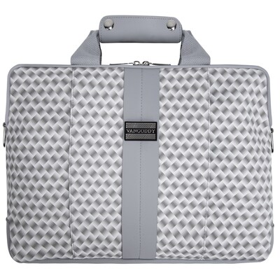 Vangoddy Melissa Shoulder Bag Fits up to 13 Notebook White/Gray