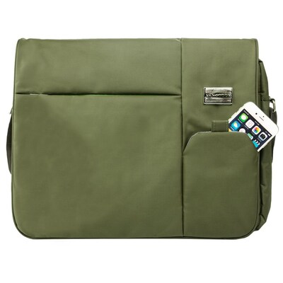 Vangoddy Italey Laptop Messenger Bag (Olive Green)