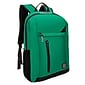 Vangoddy Adler Laptop Backpack Fits up to 15.6" Laptop Jade Green with Black Trim